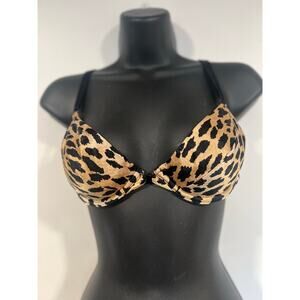 Vintage Victorias Secret Cheetah velour Bra 34B